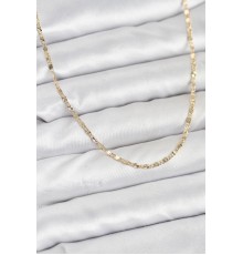 CM 14K Gold Renk Lazer İnce Zincirli Kadın Kolye