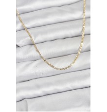 CM 14K Gold Renk Pirinç Lazer Model 60 cm Kadın Kolye