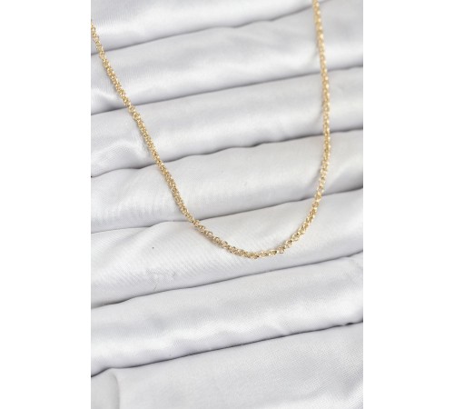 CM 14K Gold Renk Halka Model 60 cm Kadın Kolye