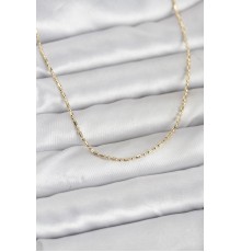 CM 14K Gold Renk Zincirli 60 cm Kadın Kolye