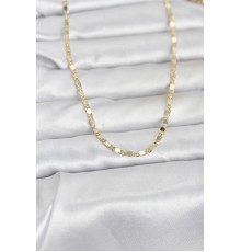 CM 14K Gold Renk Ezme Zincir 60 cm Kadın Kolye