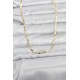 CM 14K Gold Renk Zincir Model 60 cm Kadın Kolye