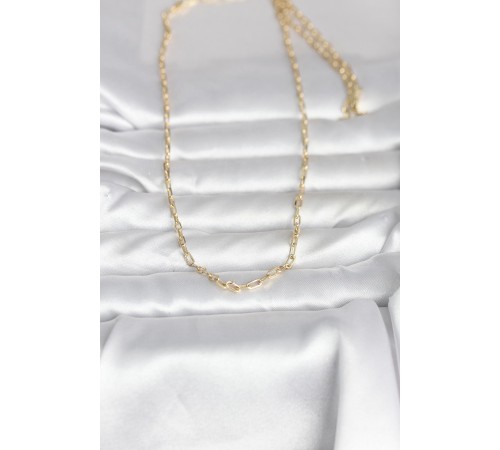 CM 14K Gold Renk Ataç Zincir Model 60 cm Kadın Kolye