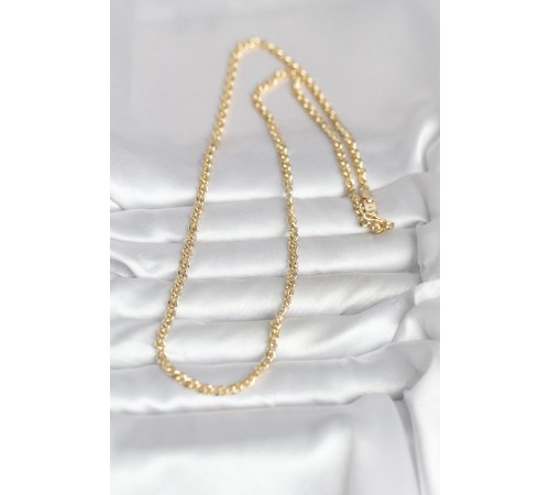 CM 14K Gold Renk Zincir Model 60 cm Kadın Kolye