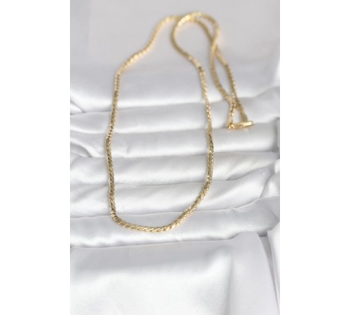 CM 14K Gold Renk Yassı Model 60 cm Kadın Kolye