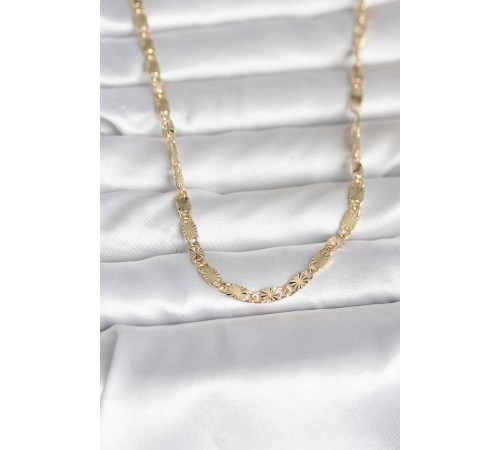 CM 14K Gold Renk Lazer Model 45 cm Kadın Kolye