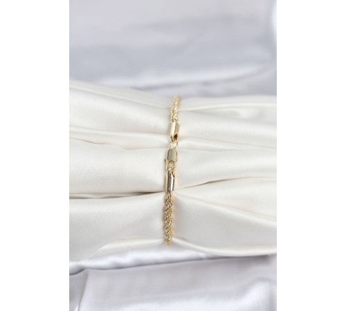 CM 14K Gold Renk Burgu Model Kadın Bileklik