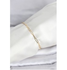 CM 14K Gold Renk Ataç Zincir Model Kadın Bileklik