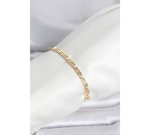 CM 14K Gold Renk Geometrik Model Kadın Bileklik