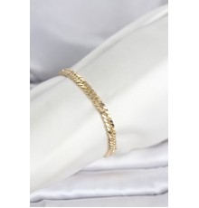 CM 14K Gold Renk Kalın Zincir Model Kadın Bileklik
