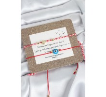 Marteniçka Bileklik 2'li Nazar ve Kalp Model