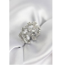 Zirkon Taşlı 2'li Model Gümüş Renk Kadın Yüzük