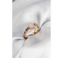 Gold Renk Mineli Su Kabağı Model Kadın Yüzük