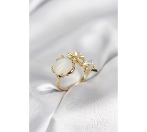 Gold Renk Kutup Yıldızı Model Kadın Yüzük