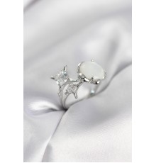 Gümüş Renk Kutup Yıldızı Model Kadın Yüzük