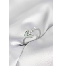 Gümüş Renk Balık Kuyruğu Model Kadın Yüzük