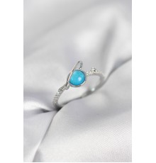 Gümüş Renk Zirkon Taşlı Satürn Model Kadın Yüzük