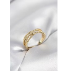 Gold Renk Sarmal Model Kadın Yüzük