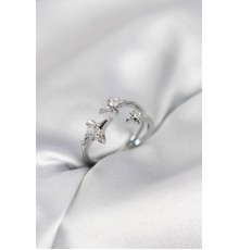 Minimal Kutup Yıldızı Model Gümüş Renk Kadın Yüzük