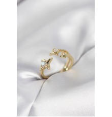 Minimal Kutup Yıldızı Model Gold Renk Kadın Yüzük