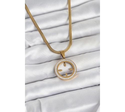 316L Çelik İtalyan Zincir Model Çeyrek Takılabilir Kadın Kolye