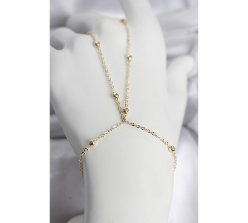 316L Çelik Gold Renk Top Zincirli Kadın Şahmeran