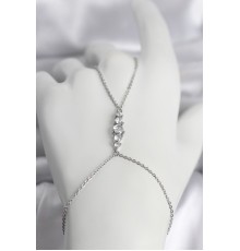 Pirinç Gümüş Renk Zirkon Taşlı Kadın Şahmeran