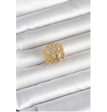 316L Çelik Sarmal Zincir Model Kadın Yüzük