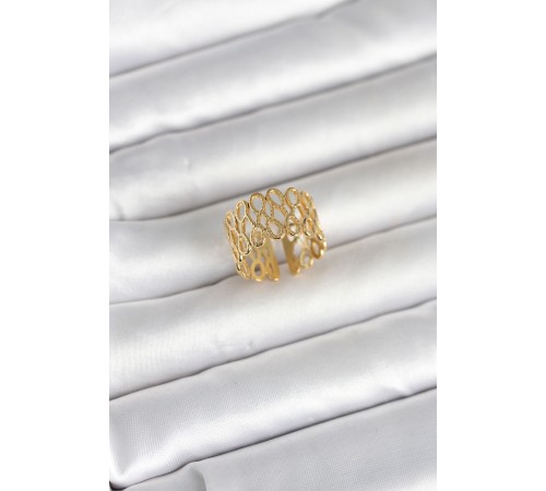 316L Çelik Sarmal Zincir Model Kadın Yüzük