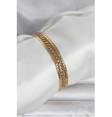 316L Çelik Gold Renk 3'lü Kadın Bileklik