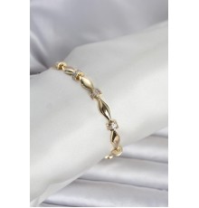 Pirinç Gold Renk Sütun Model Kadın Bileklik