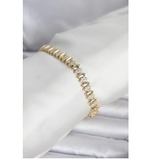 Pirinç Gold Renk Arpa Model Kadın Bileklik