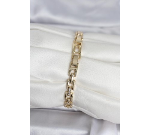 Xuping Zincir Model Gold Renk Kadın Bileklik