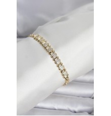 Xuping Model Zirkon Taşlı Gold Renk Kadın Bileklik