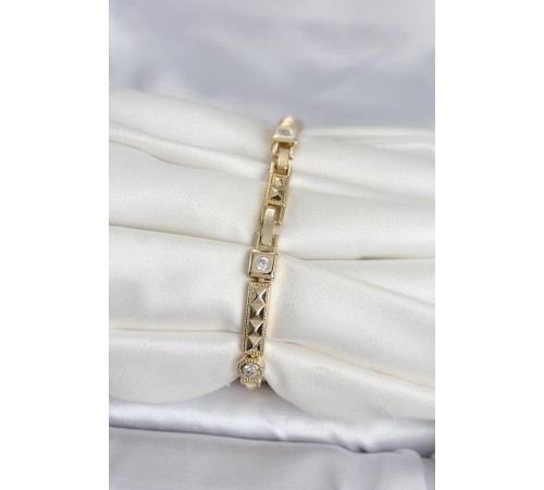 Xuping Punta Model Gold Renk Kadın Bileklik