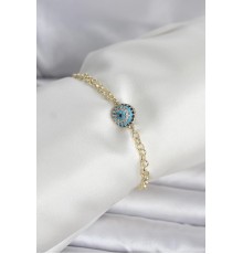 Pirinç Gold Renk Nazar Model Kadın Bileklik