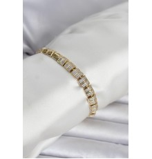 Xuping Zirkon Taşlı Gold Renk Kadın Bileklik