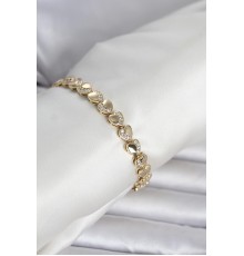 Xuping Kalp Model Gold Renk Kadın Bileklik