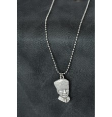 Atatürk Figürlü Metal Erkek Kolye