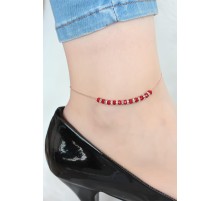 Bordo Miyuki Taşlı Hal Hal