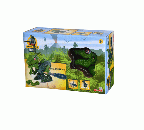 104342504 Dinozor, z. Zusammenbauen, 3 çeşit
