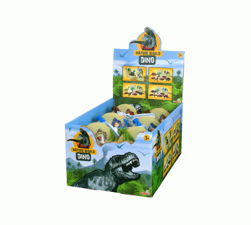 10434255 3Dinozorlar ve Aksesuarlarla Dino Yumurtası, 3'lü