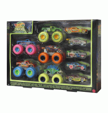 HCB57 Monster Trucks Karanlıkta Parlayan Araçlar, Hot Wheels Monster Trucks - Mattel