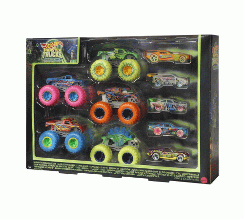 HCB57 Monster Trucks Karanlıkta Parlayan Araçlar, Hot Wheels Monster Trucks - Mattel HCB57 Monster Trucks Karanlıkta Parlayan Araçlar, Hot Wheels Monster Trucks - Mattel