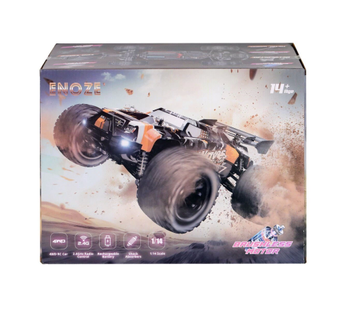 001E Kumandalı 4x4 Fırçası Motor 1:14 Gaser Arazi Aracı -Gepettoys