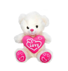 01000  Kalpli Peluş Ayı 30 cm