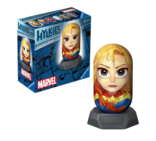 011569 Hylkies Marvel - Captain Marvel 54 parça Puzzle - No:07 - Ravensburger