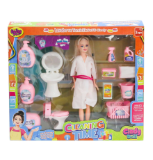 02452 Cindy Doll Bebek Lavabo ve Temizlik Seti