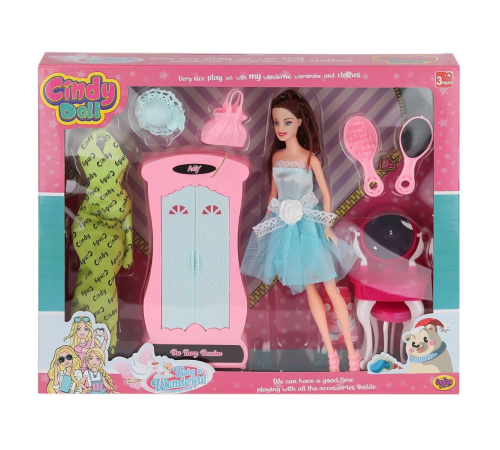 02453 Cindy Doll Dolaplı Makyaj Masalı Bebek -Oydaş Oyuncak 02453 Cindy Doll Dolaplı Makyaj Masalı Bebek -Oydaş Oyuncak