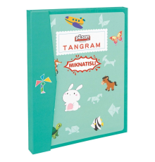 03 569 Ahşap Manyetik Tangram -Pilsan Oyuncak